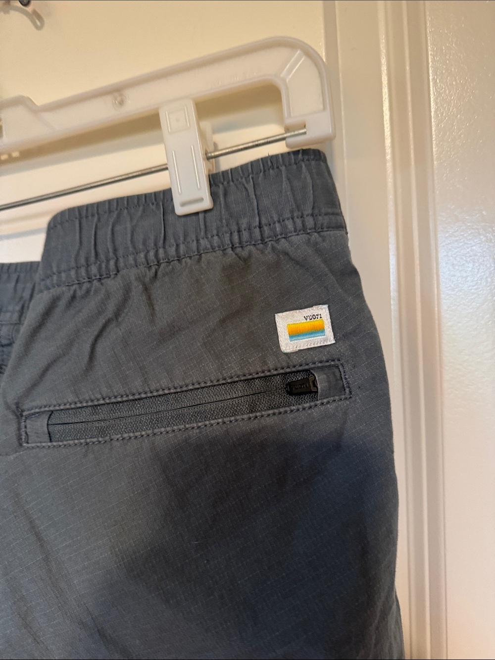 Vuori Ripstop Climber Pants Mens Charcoal Grey Hiking Stretch Cotton - Picture 7 of 9